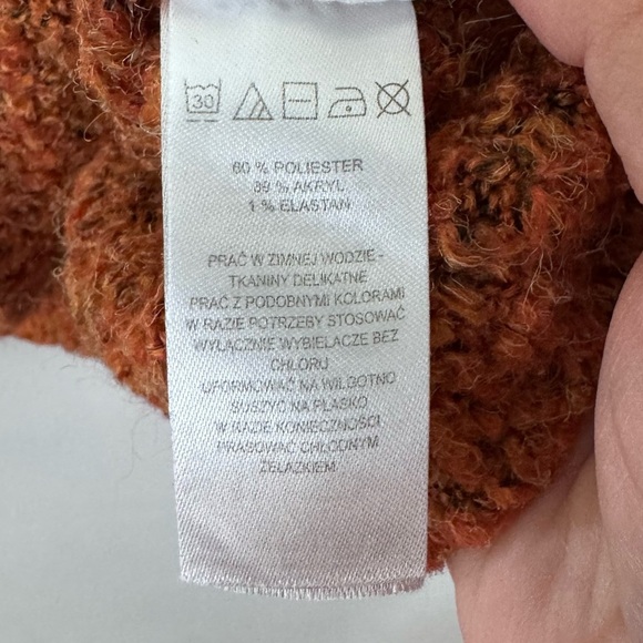 William Rast rust cowl neck sweater Size Medium - Picture 7 of 7